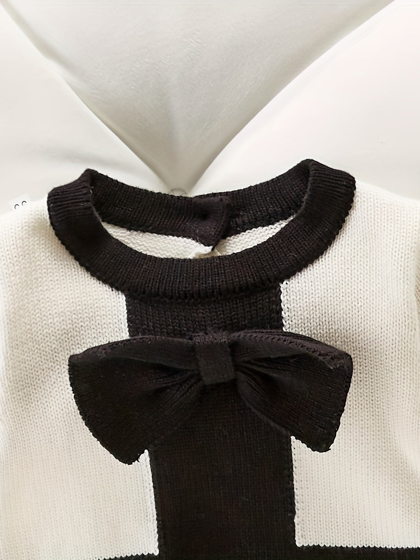 Baby Girls Bow Long Sleeve Bodysuit