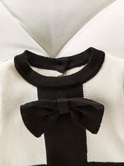 Baby Girls Bow Long Sleeve Bodysuit