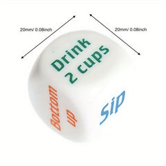 10PCS Drinking Dice Halloween Party Supplies