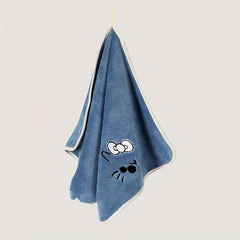 Cartoon Embroidered Hand Towel Soft Skin-friendly Face Towel
