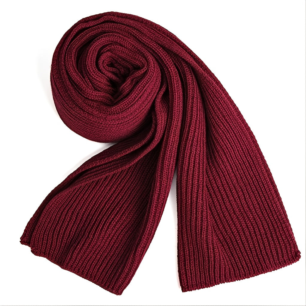 Winter Warm Solid Scarf for Men and Women
