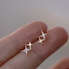 Light Star Stud Earrings Set