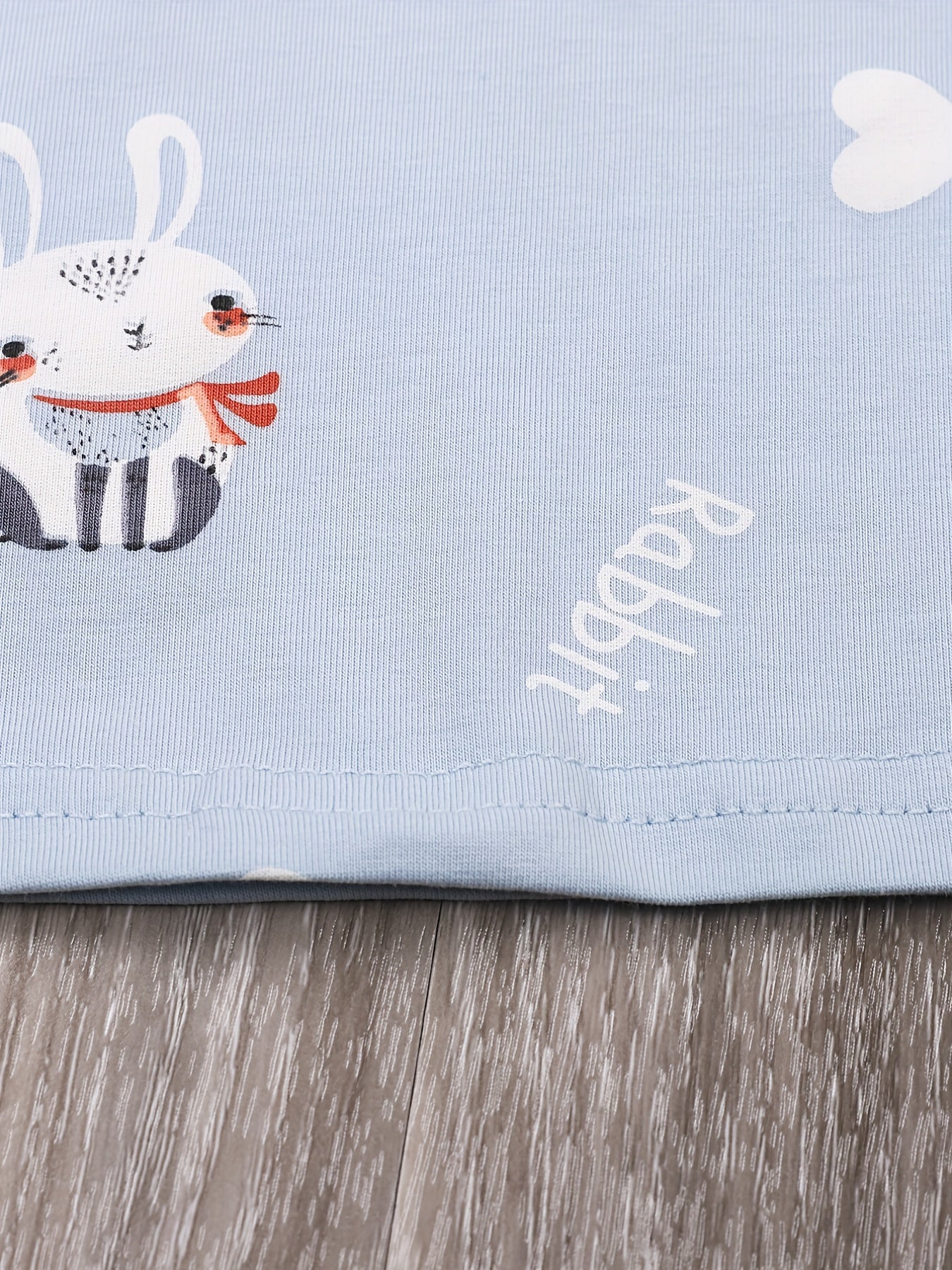 Toddler Girls Rabbit Print Cotton Sling Nightdress