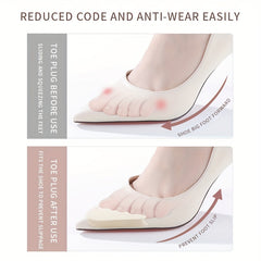 Adjustable High Heel Toe Cap Plugs Protector Insole Pad