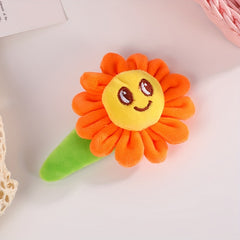 Kids' Sunflower Plush Hair Clip for Girls