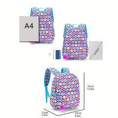 Kids Star Pattern Waterproof Backpack