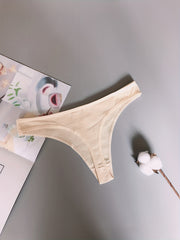 6 Pcs Sexy Low Waist Thongs Soft & Comfy Women's Lingerie