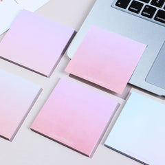 4pcs Gradient Sticky Notes 3x3 Inch 50 Sheets Each