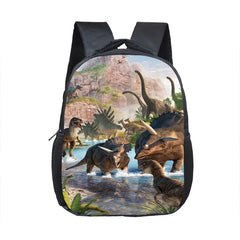 12 Inch Dinosaur Backpacks for Kids, School Bags, Boys Backpack