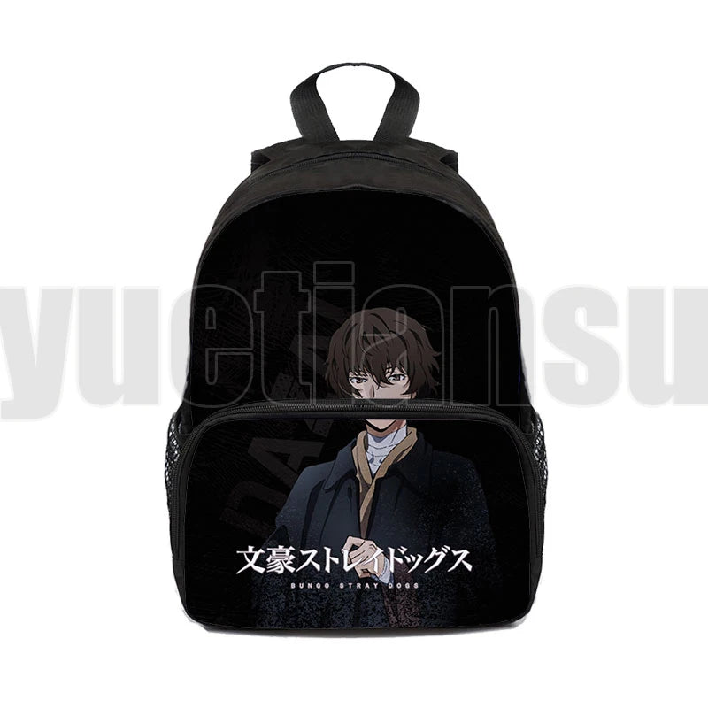 12 Inch Bungou Stray Dogs Backpack Dazai Osamu Japanese School Bag for Kids