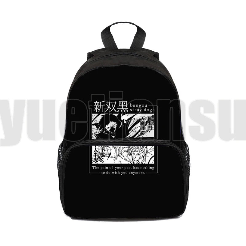 12 Inch Bungou Stray Dogs Backpack Dazai Osamu Japanese School Bag for Kids
