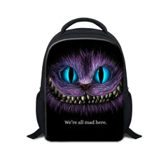 12 Inch Cartoon Cheshire Cat School Bag for Kids Gift