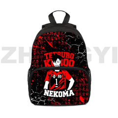 12 Inch Fly High Haikyuu Children's Backpacks Nekoma 3D