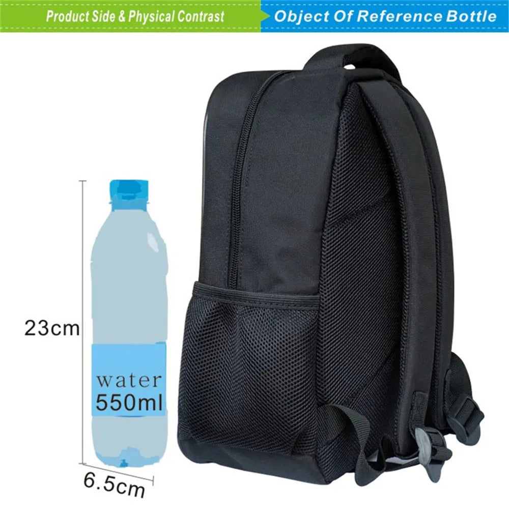 12 Inch FNF Backpack Kids Boys Girls School Bags Daily Rucksack Mochila