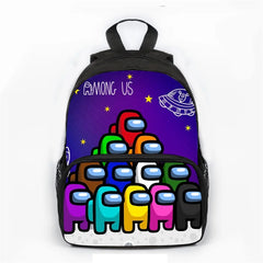 12 Inch Kids Backpack 3D Printing Lightening School Bag Polyester Waterproof