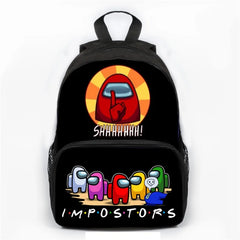 12 Inch Kids Backpack 3D Printing Lightening School Bag Polyester Waterproof