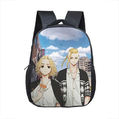 12 Inch Students Backpack Kids Cartoon Schoolbag Men Women Anime Travel Rucksack