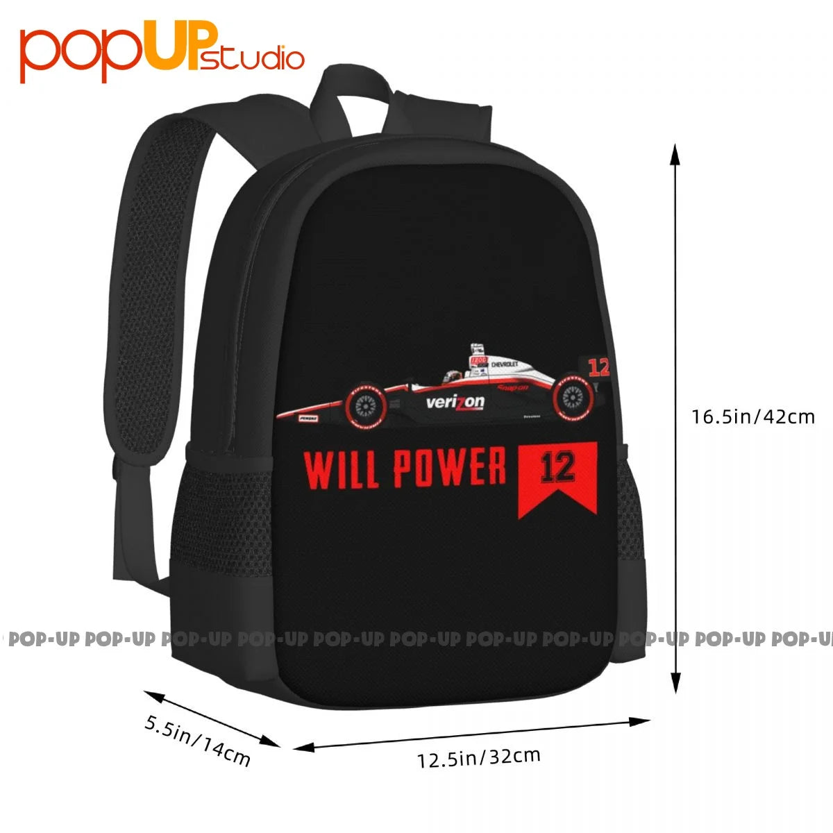 Will Power Indycar Racing Backpack Large Capacity Training Sports Bag