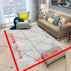 Modern Abstract Soft Area Rug for Living Room