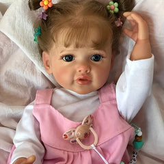 22in Reborn Baby Dolls Full Body Silicone Realistic Newborn Baby Dolls