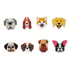 19pcs Cartoon Dog Shoe Charms Shoe Decorations Shoe Accessories Kid's Party