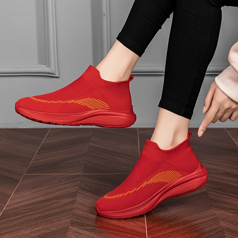 Women's Solid Slip on Sports Shoes Walking Shoes