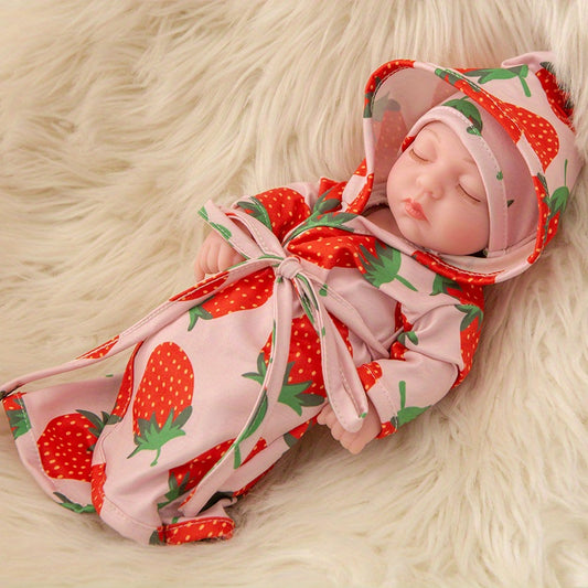 12in Reborn Doll Soft Toy w/ Clothes