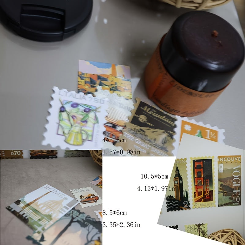 Vintage Style Nostalgic Stickers Old Photos