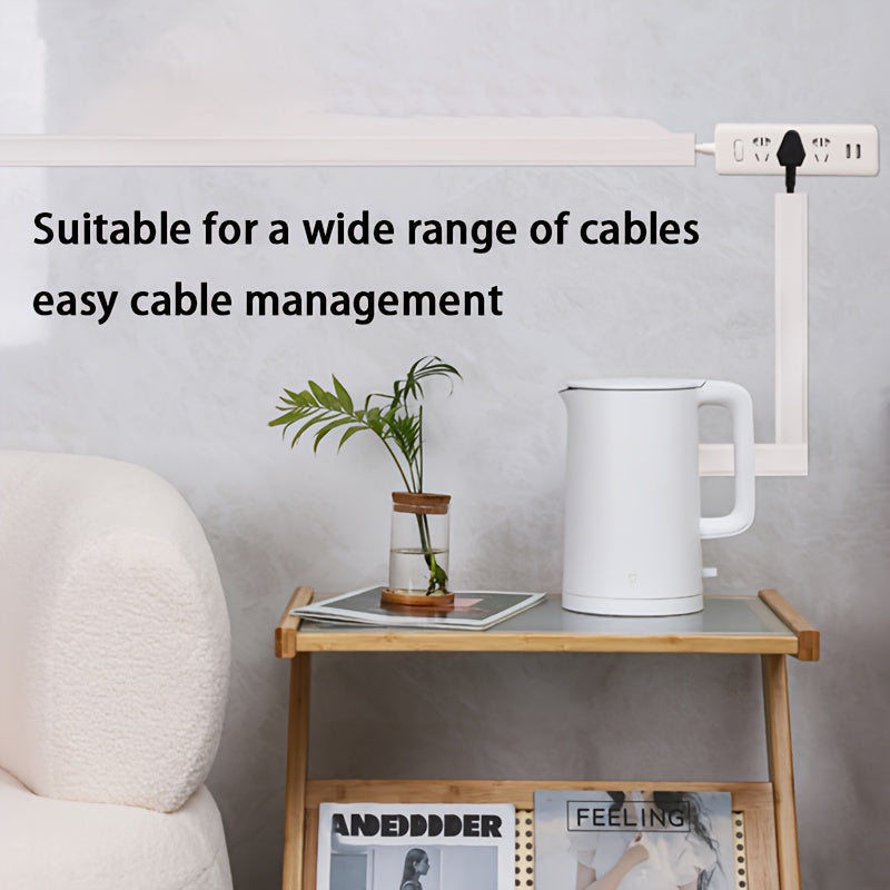 Floor Cord Cover PVC Sticky Wire Protector Extension