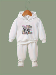 OERYUI Wild Print Hoodies Pants Set Spring Fall Sports Gift