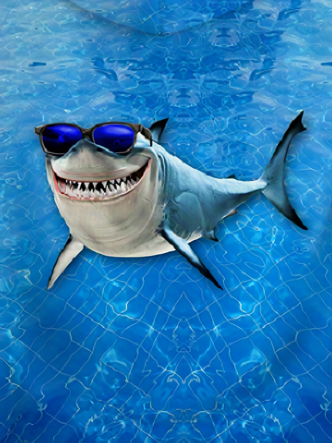Kids Shark Graphic 3D Print Hoodie Street Wear