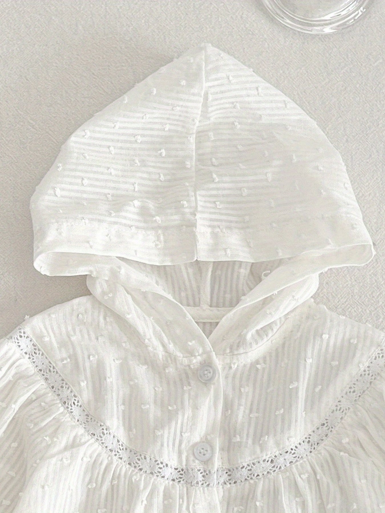 Summer Baby Girl Hooded Cardigan Top Thin Comfy Casual Sunsuit