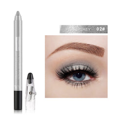 12 Metallic Eyeshadow Stick Shimmer Cream Pencil Waterproof