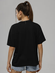 Solid Heart Casual T Shirt Crew Neck Short Sleeve Sports Top Women's Clothing