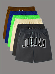 Comfy Elastic Waist Drawstring Shorts For Summer