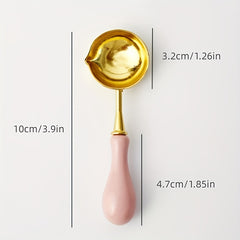 Wax Wooden Handle Sealing Spoon for Scrapbooking Stamp Envelope Letter Art Craft