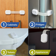Child Safety Lock for Drawer Cabinet Door - Multifunctional Protective Lock