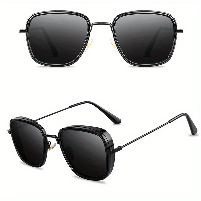 Square Lens Steam Punk Sunglasses