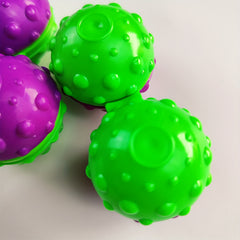 Green and Purple Fidget Spinner Decompression Toy