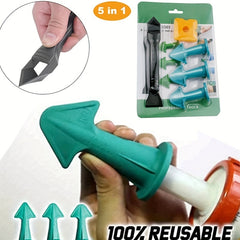 5pcs Silicone Caulking Finishing Tool Set for Tile Brick Floor Joints