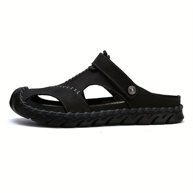 Men's Closed Toe Sandals Breathable Non Slip Beach Shoes