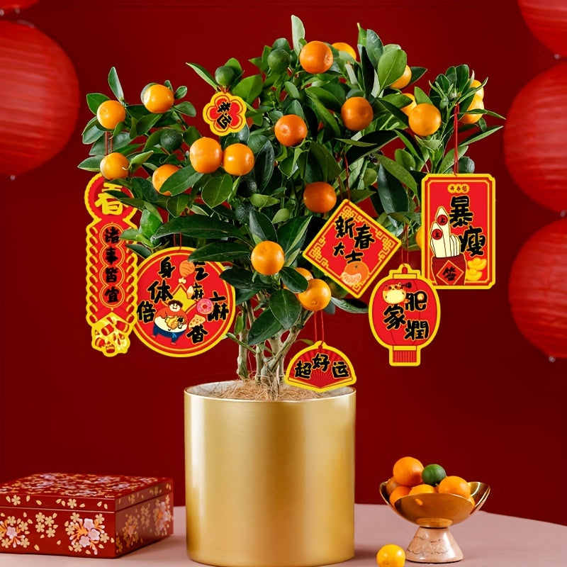 Chinese Year Hanging Decoration DIY Small Greeting Card