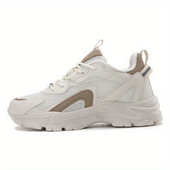 Mesh Breathable Chunky Sneakers Lace Up Sport Shoes