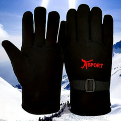 Winter Warm Gloves For Outdoor Cycling Thick Polar Fleece