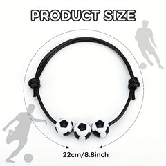 Women's Sports Charm Bracelets - Adjustable Bracelets for Birthday Party