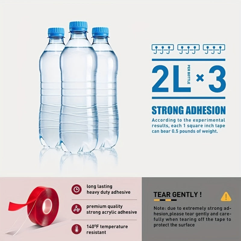 Heavy Duty Acrylic Double Sided Mounting Tape, Waterproof, Removable