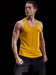 Men's Sleeveless Sweat Absorbing Tank Top for Running & Training