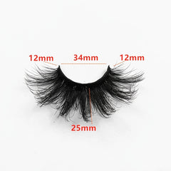 7 Pairs Mink Lashes Dramatic Volume False Eyelashes Full Strip Thick Eyelash