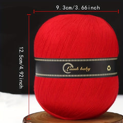Cake Solid Silk Cotton Yarn Soft Yarn Crocheting Knitting