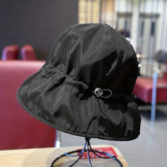 Quick Dry Drawstring Bucket Hat UV Protection Sun Hats For Women